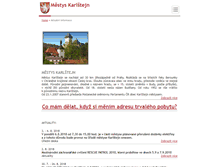 Tablet Screenshot of mestys-karlstejn.cz